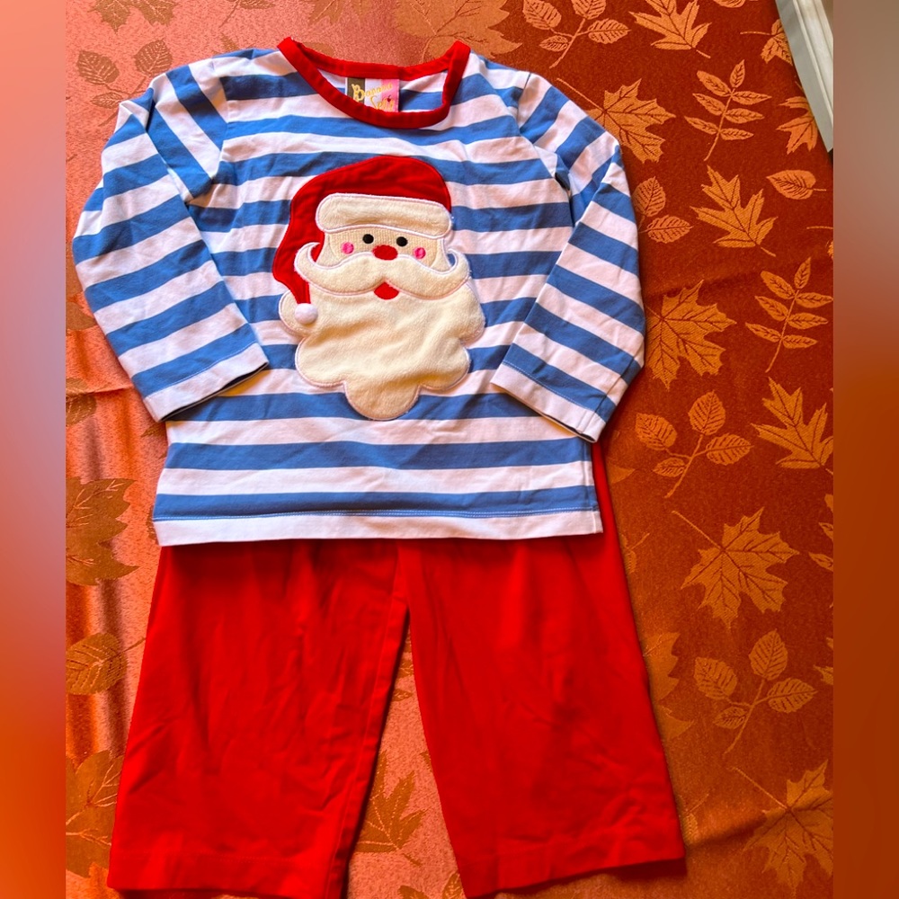 Toddler Boy Appliqué Santa Playset